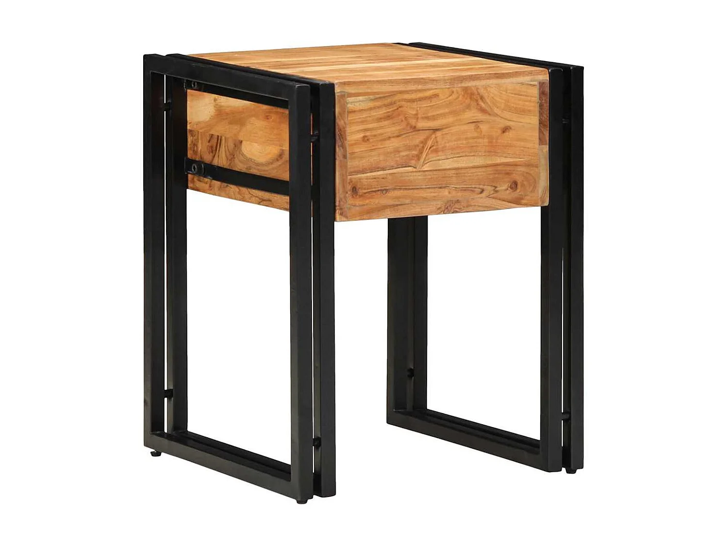 Table d'appoint Marron 40 x 40 x 50 cm Bois d'acacia massif