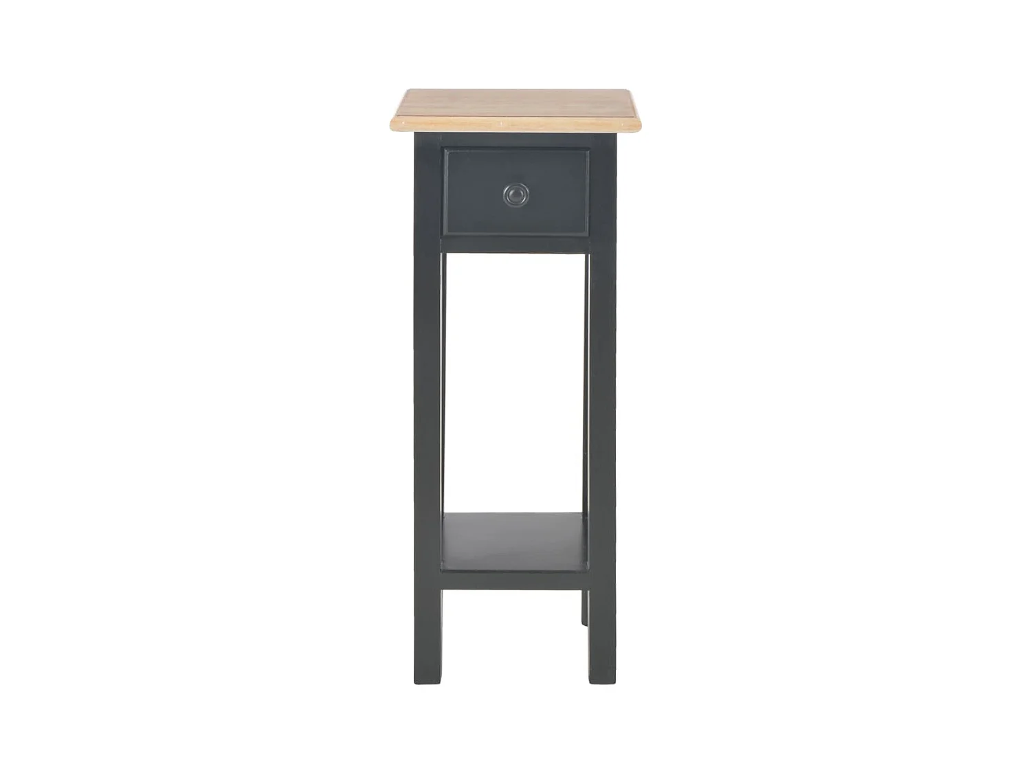 Bijzettafel Zwart 27 x 27 x 65,5 cm Hout