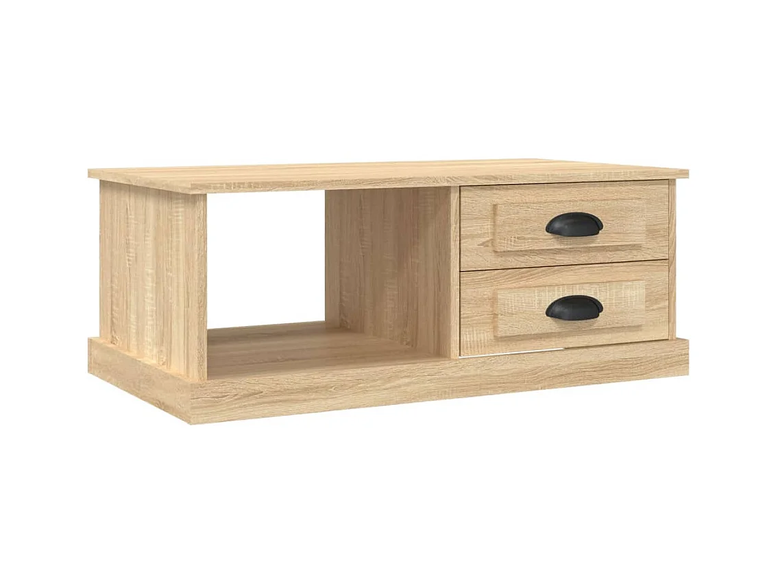 Table basse Chêne sonoma 90x50x35 cm Bois d'ingénierie