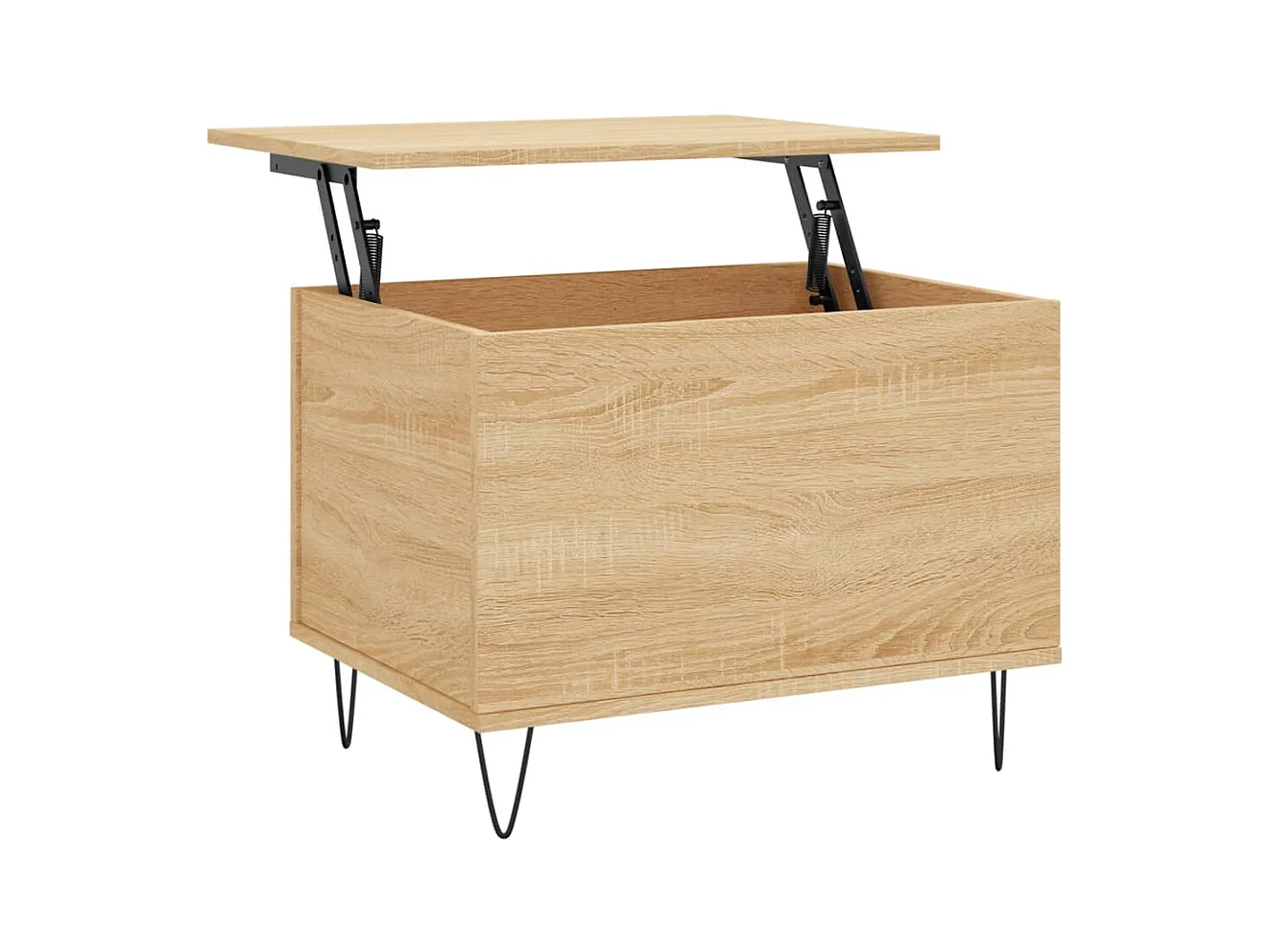 Table basse Chêne sonoma 60x44,5x45 cm Bois d'ingénierie