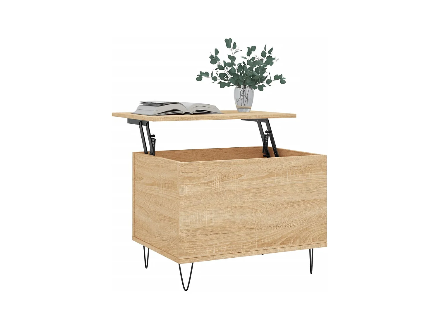 Table basse Chêne sonoma 60x44,5x45 cm Bois d'ingénierie