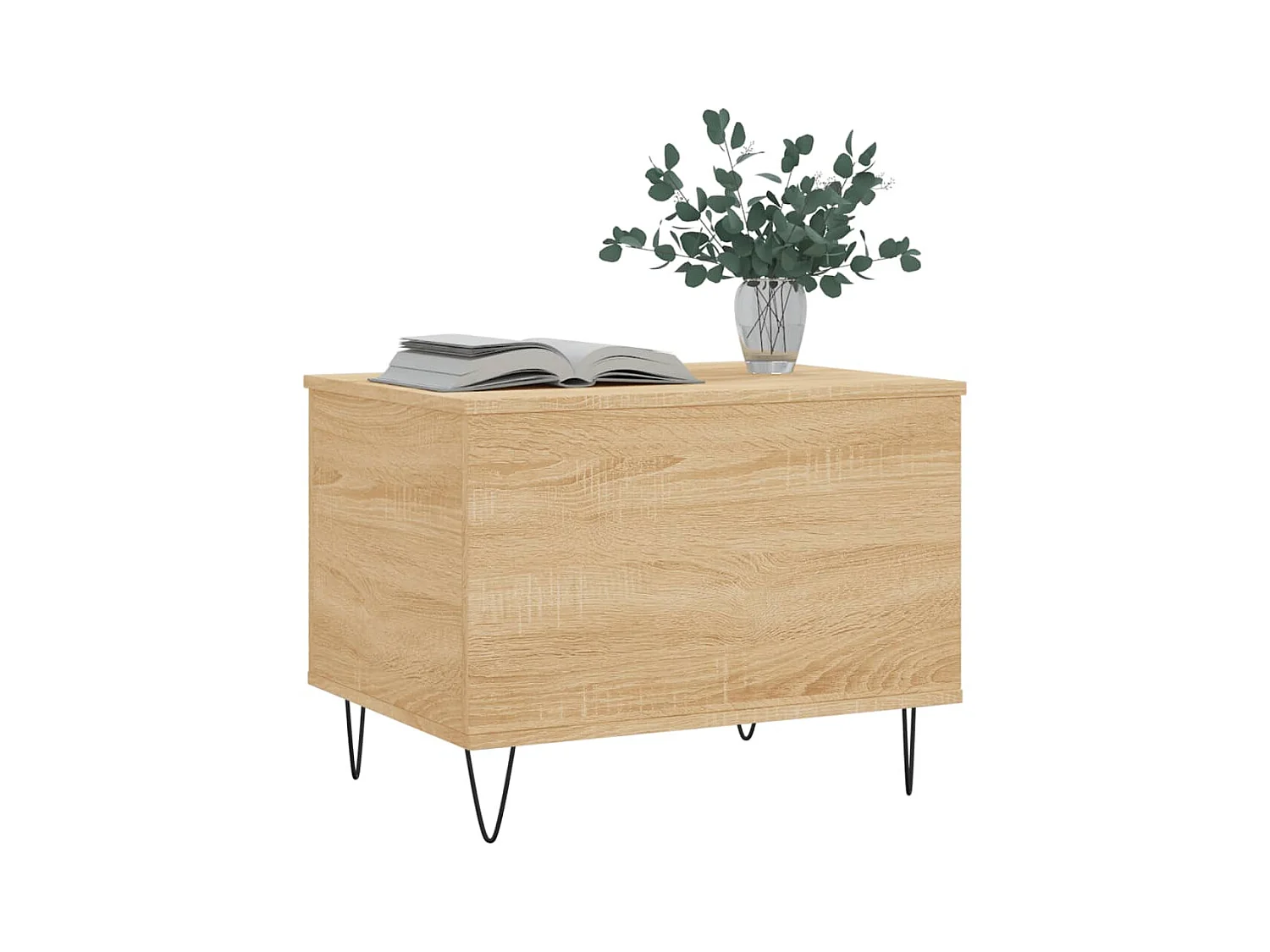 Table basse Chêne sonoma 60x44,5x45 cm Bois d'ingénierie