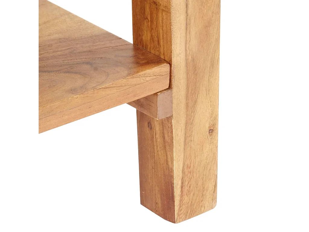 Consolle da tavolo 100x40x76 cm Bois d'acacia massiccio