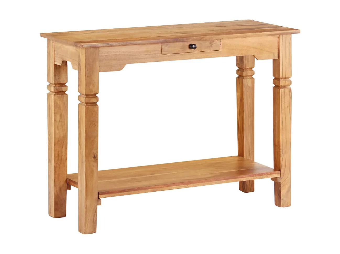 Consolle da tavolo 100x40x76 cm Bois d'acacia massiccio