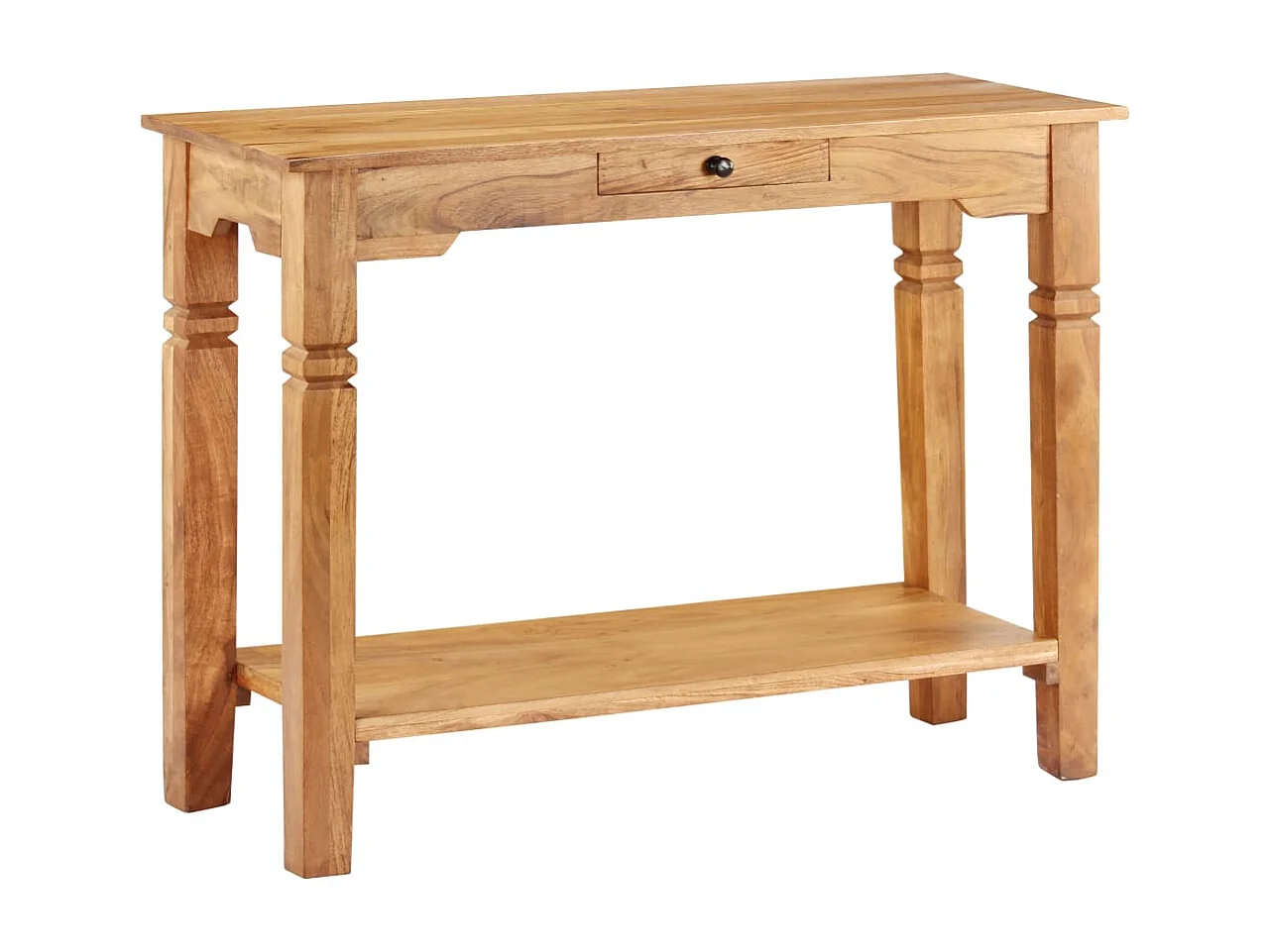 Consolle da tavolo 100x40x76 cm Bois d'acacia massiccio