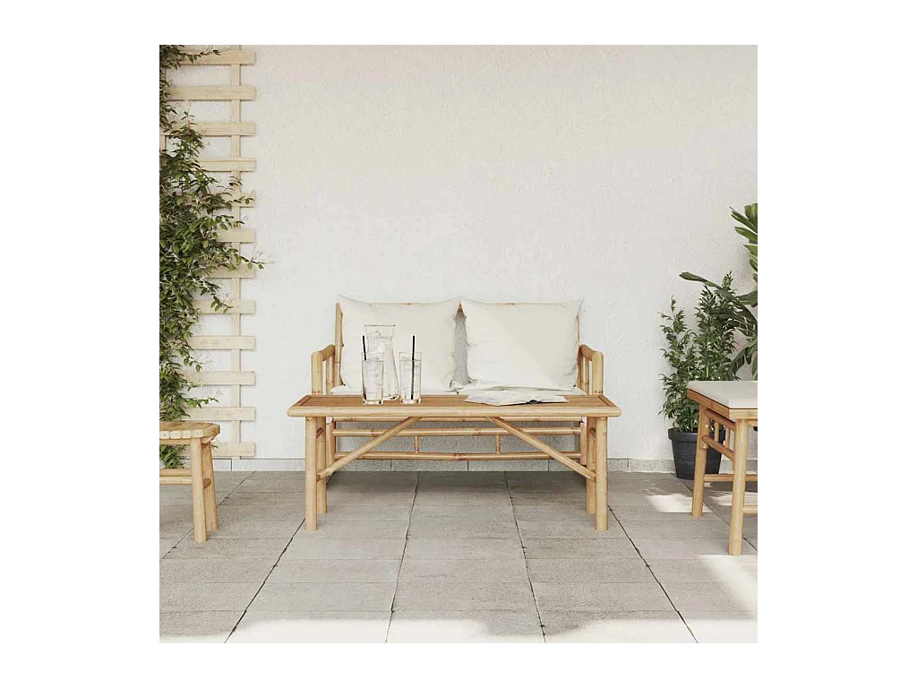 Tavolino da caffè Marrone 110 x 50 x 43 cm Bambù