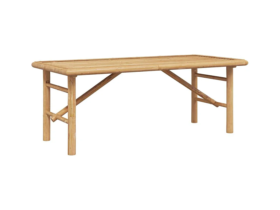 Tavolino da caffè Marrone 110 x 50 x 43 cm Bambù