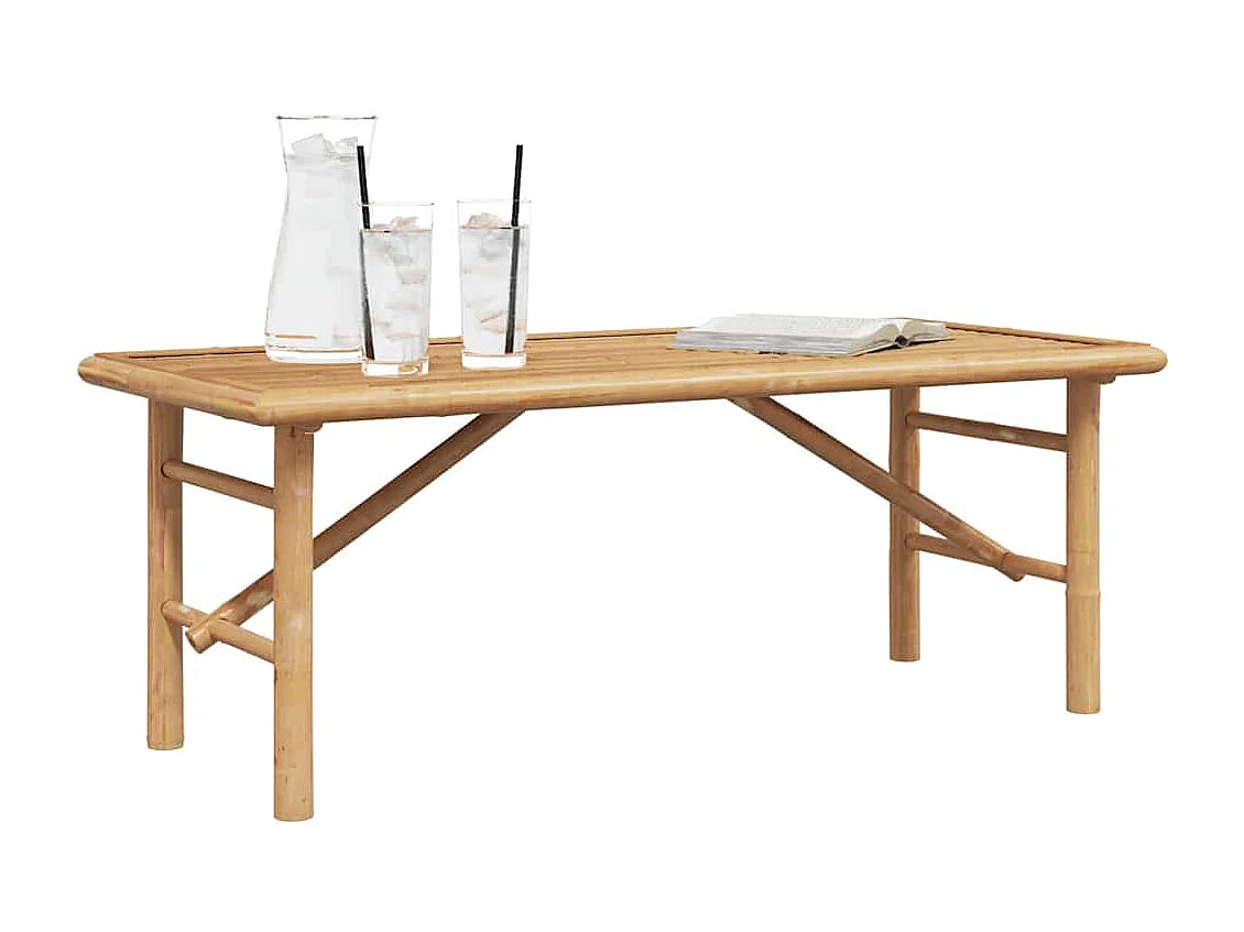 Table basse Marron 110 x 50 x 43 cm Bambou