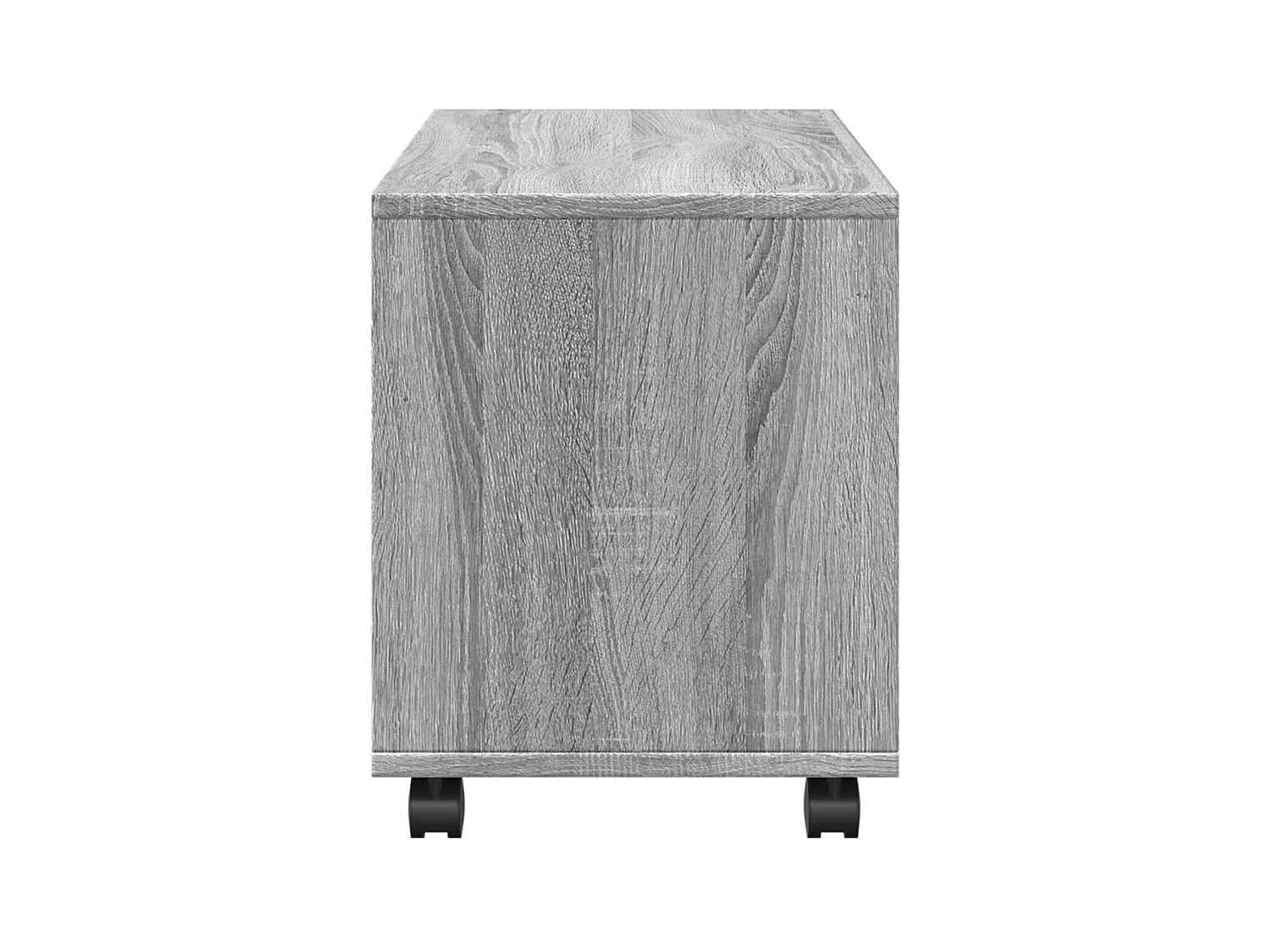 Mobiletto con ruote Sonoma grigio 72x33x42,5 cm in legno ingegnerizzato