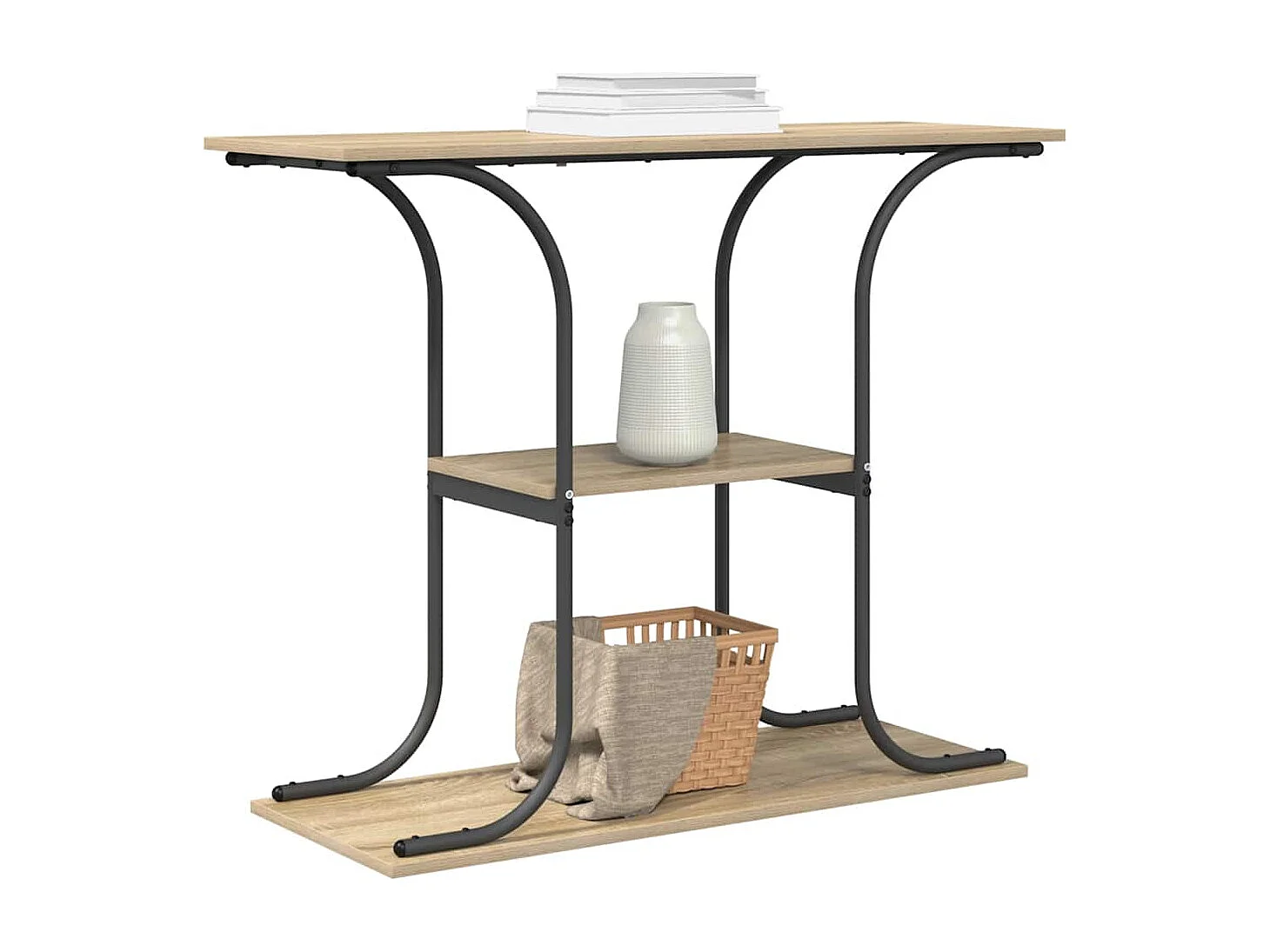 Tavolo consolle in rovere Sonoma 101 x 35 x 80,5 cm Legno ingegnerizzato