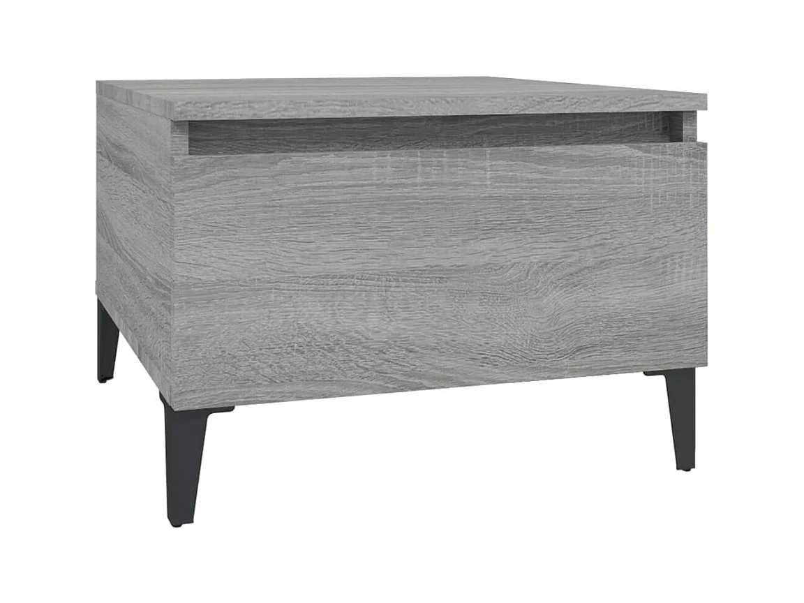 Tables d'appoint 2 pcs Sonoma gris 50x46x35 cm Bois ingénierie