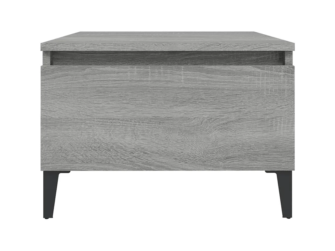 Tables d'appoint 2 pcs Sonoma gris 50x46x35 cm Bois ingénierie