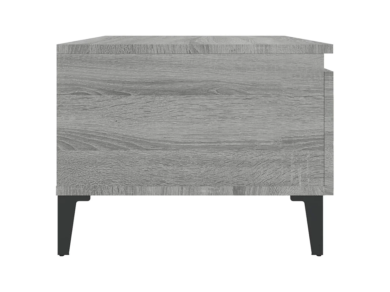 Tables d'appoint 2 pcs Sonoma gris 50x46x35 cm Bois ingénierie