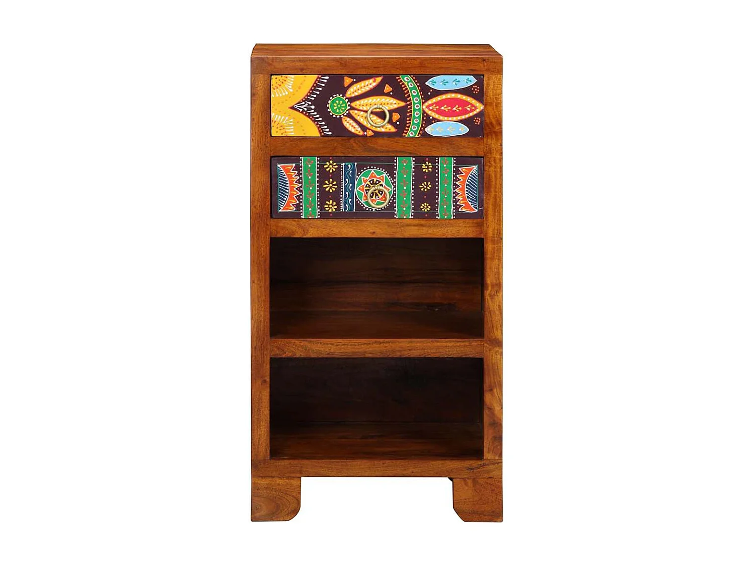 Guéridon téléphone Marron 40 x 35 x 75 cm Bois d'acacia massif