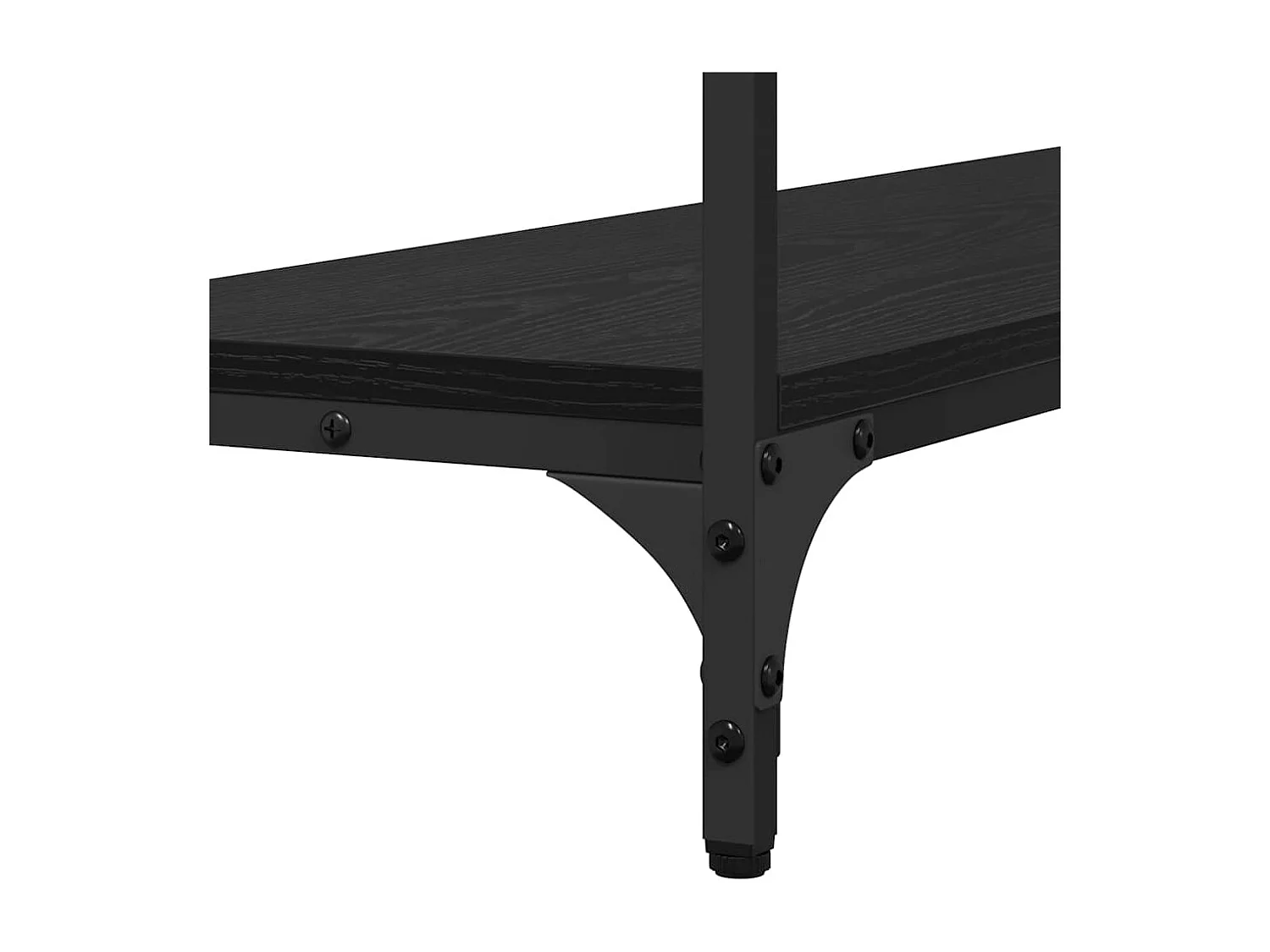 Table console Chêne noir 100 x 29 x 75 cm Bois d'ingénierie