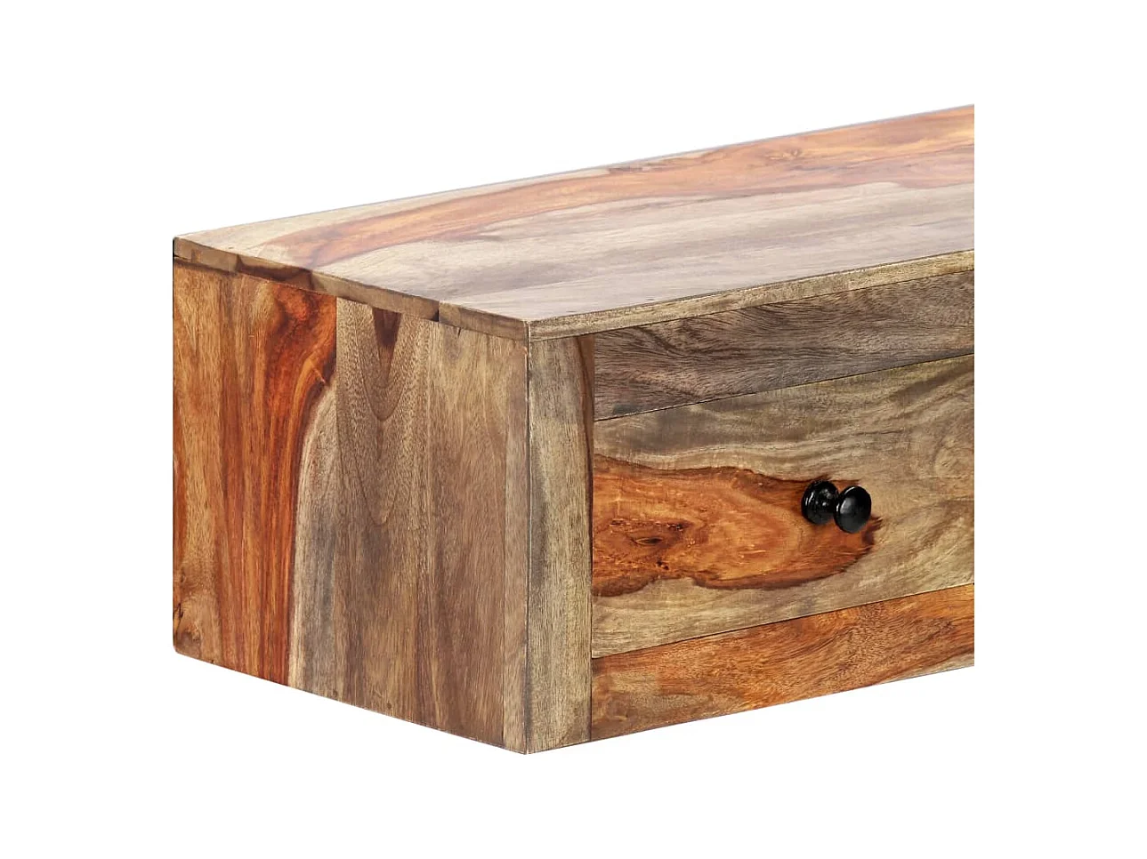 Table console murale 100x25x20 cm Bois massif