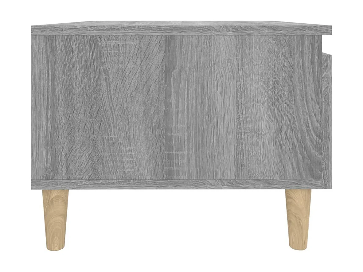 Table d'appoint Sonoma gris 50x46x35 cm Bois d'ingénierie