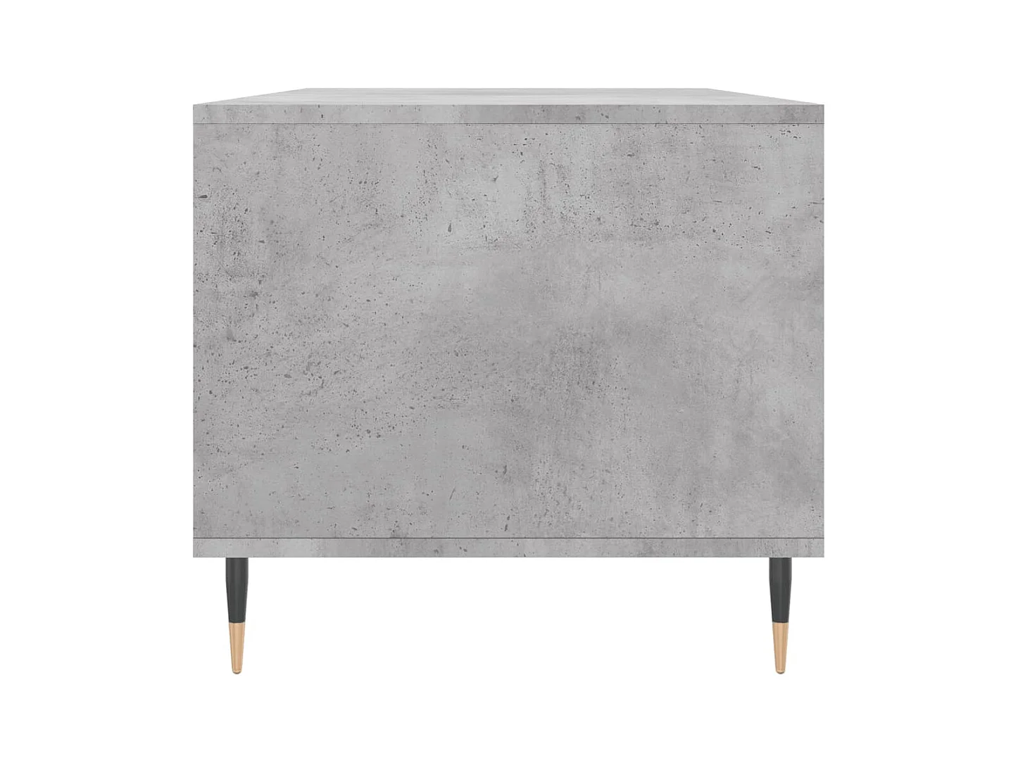 Tavolino da caffè grigio cemento 90x49x45 cm in legno ingegnerizzato