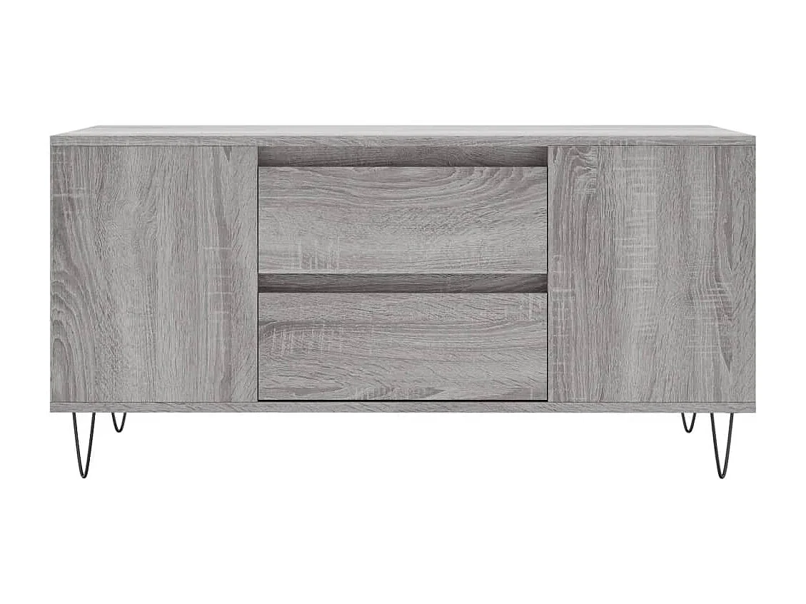 Sonoma Couchtisch grau 102x44,5x50 cm Holzwerkstoff