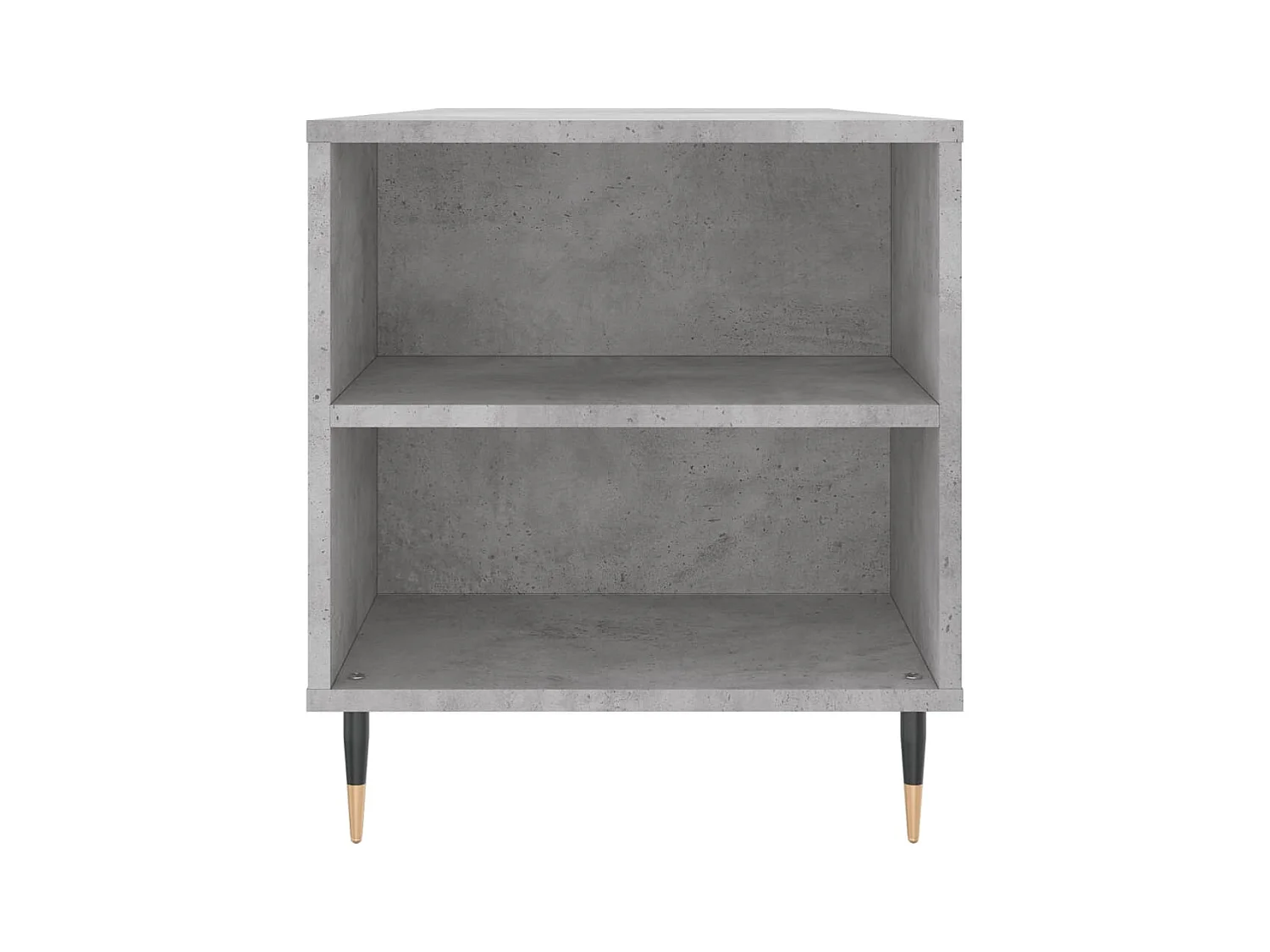 Betongrijze salontafel 102x44,5x50 cm bewerkt hout