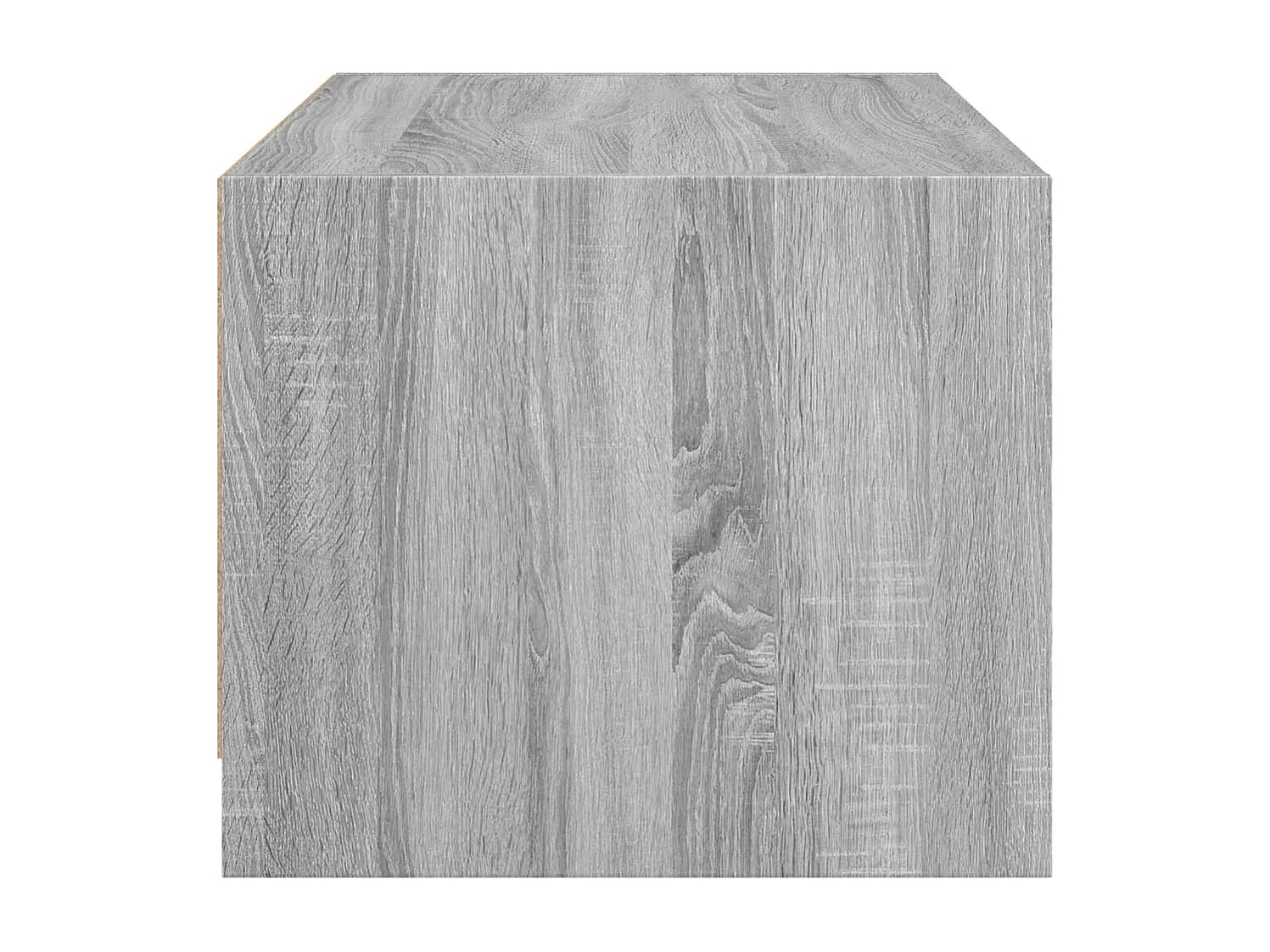 Salontafel met glazen deuren Sonoma grijs 68x50x42 cm