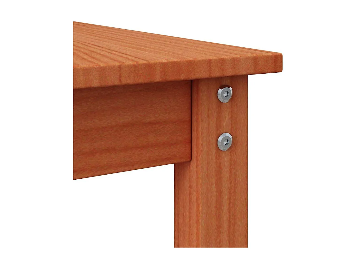 Bruine was salontafel 50 x 50 x 45 cm Massief grenenhout