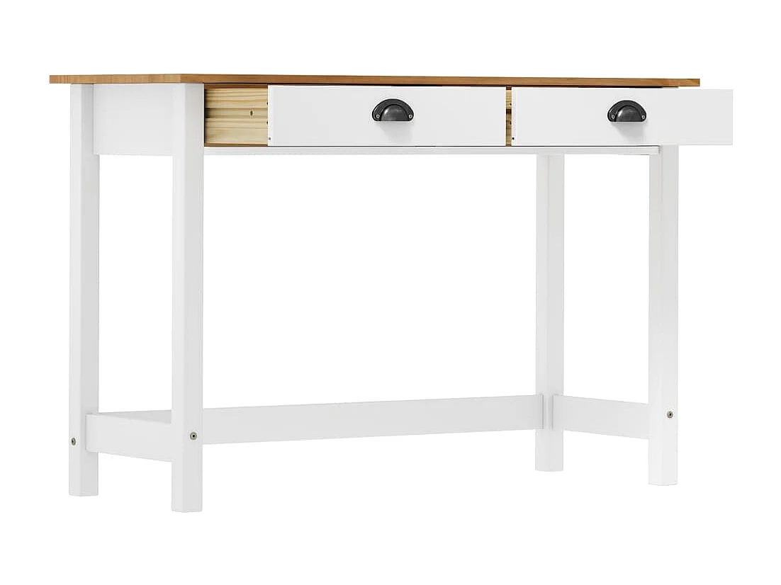 Hill Konsolentisch mit 2 Schubladen 110x45x74 cm Kiefer massiv