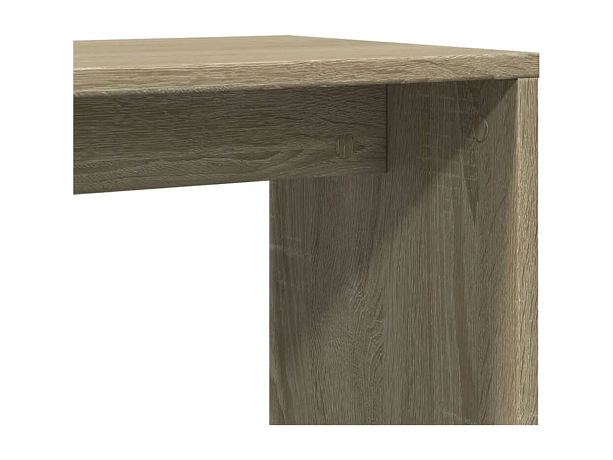 Bijzettafels 2 stuks Sonoma eiken 50x30x50 cm bewerkt hout