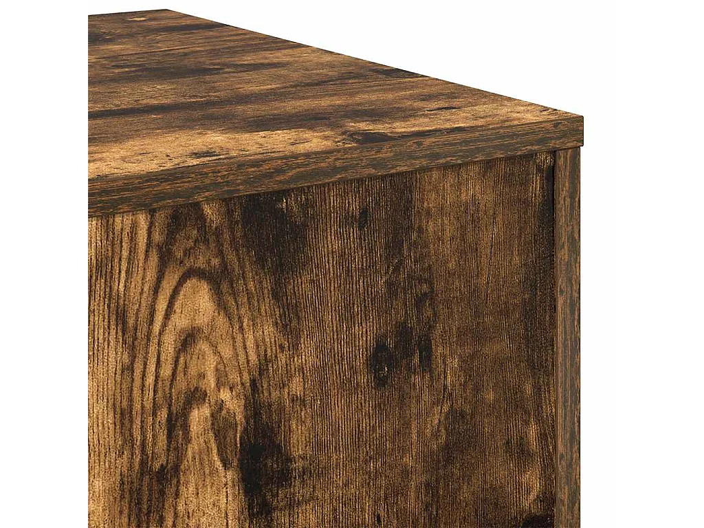 Tables d'appoint 3 pcs Chêne fumé Bois d'ingénierie