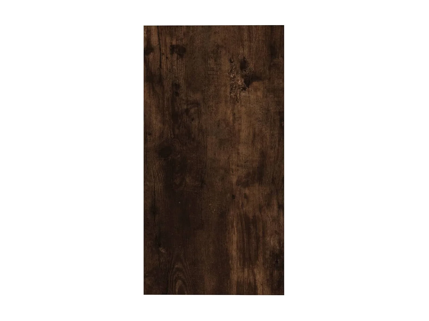 Tavolino laterale in rovere affumicato 50x26x50 cm in legno ingegnerizzato