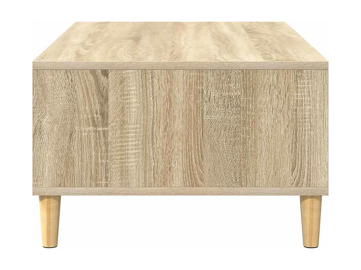 Mesa de centro de roble Sonoma 103,5 x 60 x 35 cm Madera de ingeniería