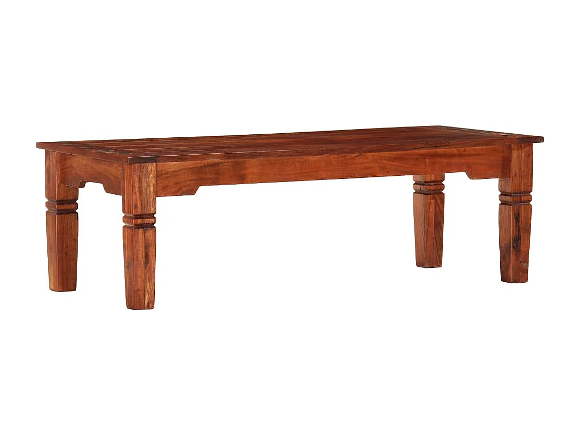 Tavolino da caffè 110 x 50 x 35 cm Legno massello di acacia