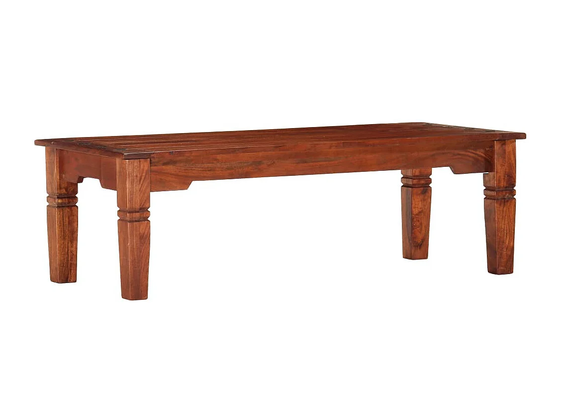 Tavolino da caffè 110 x 50 x 35 cm Legno massello di acacia