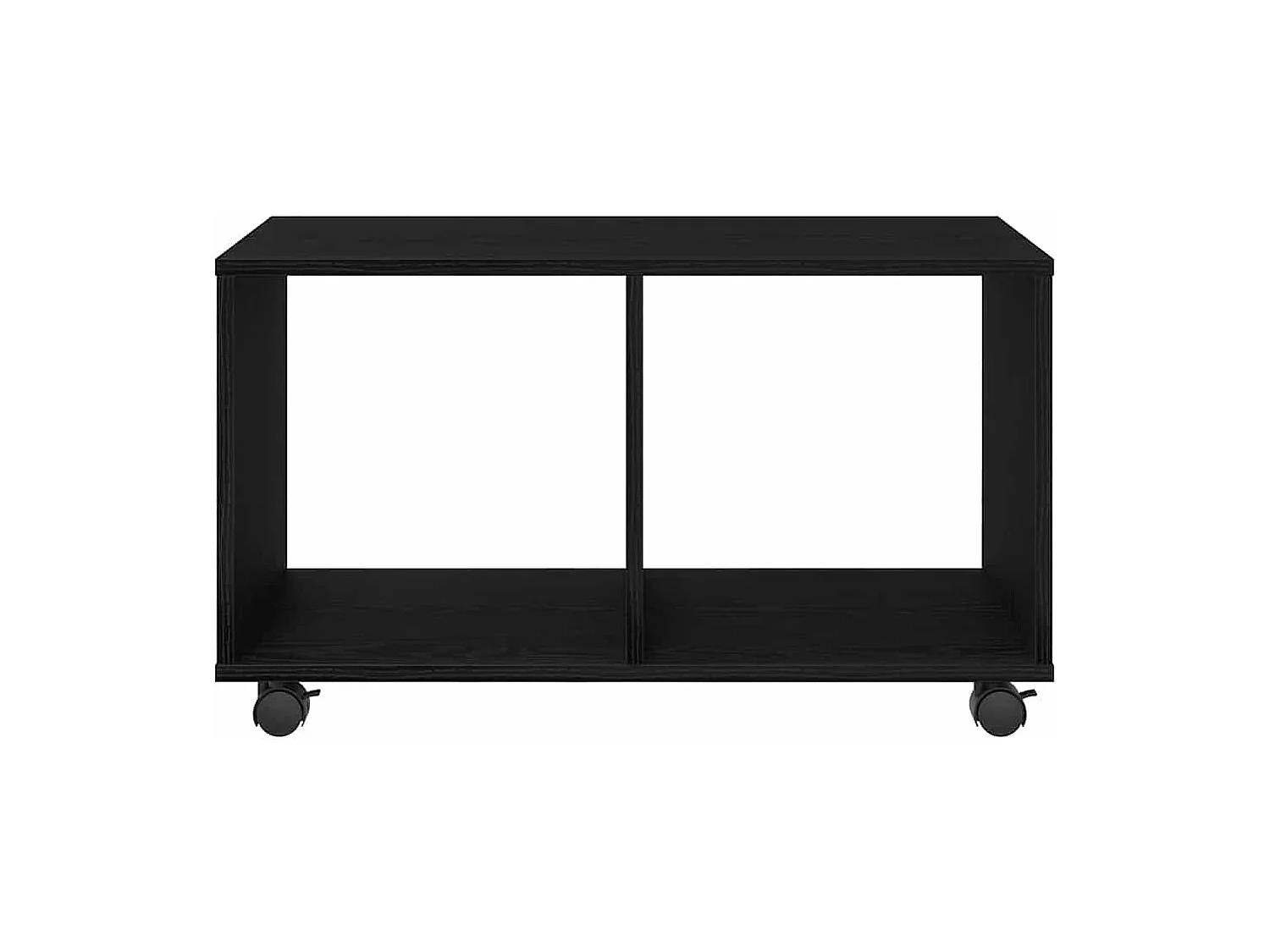 Table d'appoint Chêne noir 72 x 33 x 42.5 cm Bois d'ingénierie