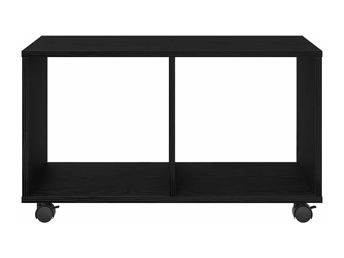 Table d'appoint Chêne noir 72 x 33 x 42.5 cm Bois d'ingénierie