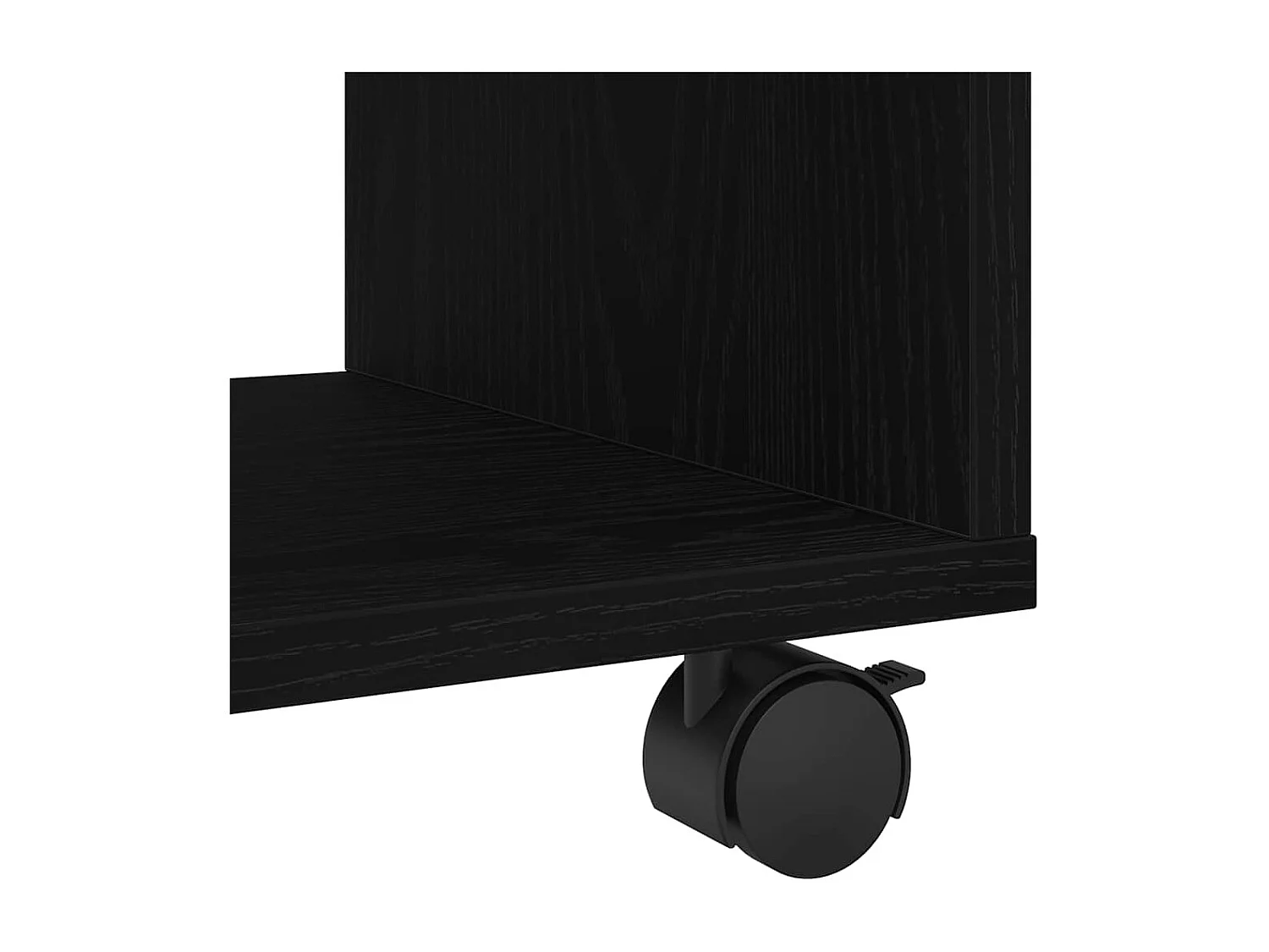 Table d'appoint Chêne noir 72 x 33 x 42.5 cm Bois d'ingénierie