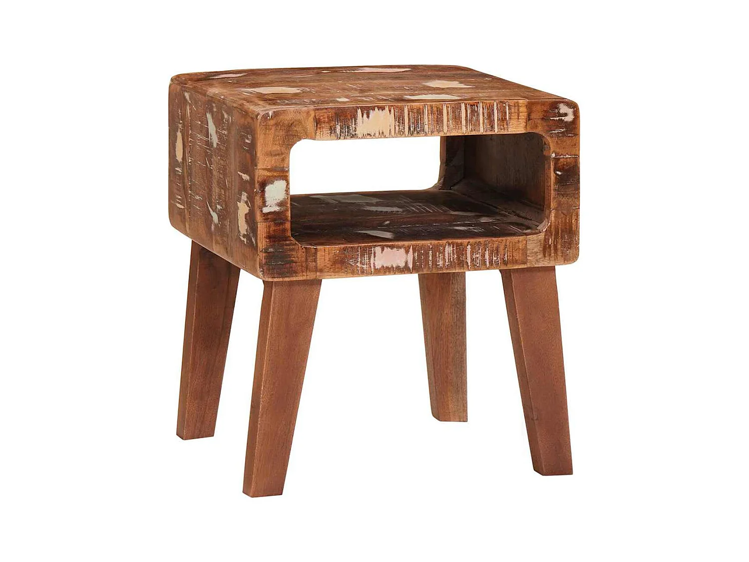 Tables d'appoint Multicolore bois de récupération massif