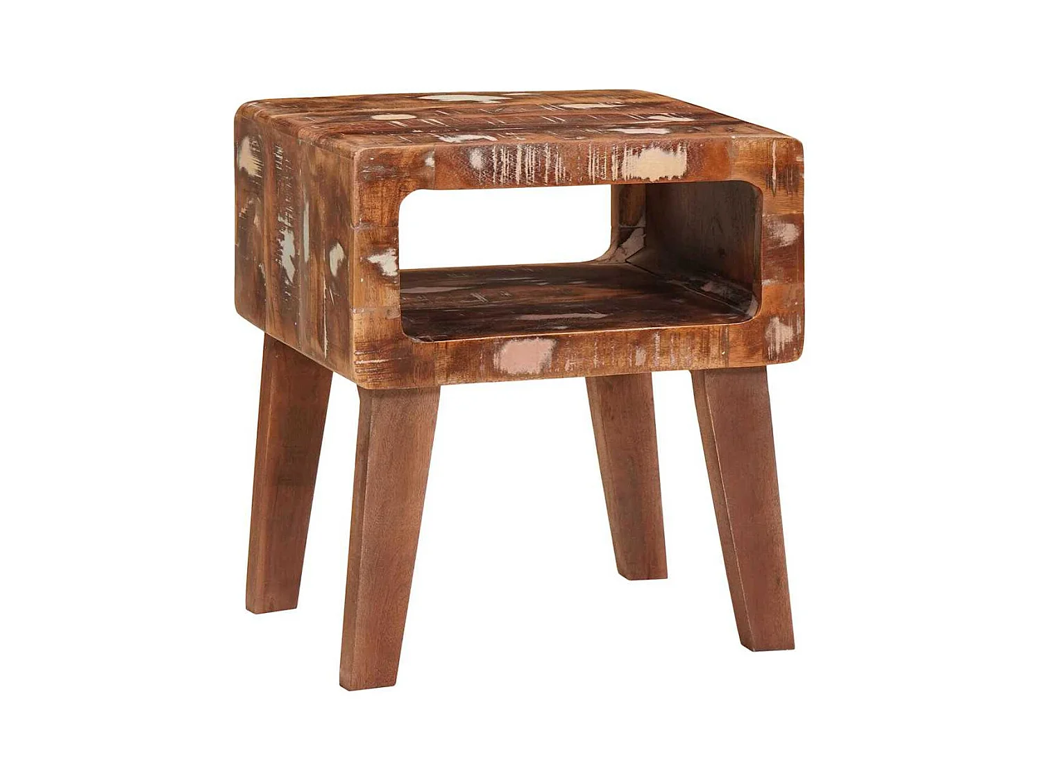 Tables d'appoint Multicolore bois de récupération massif