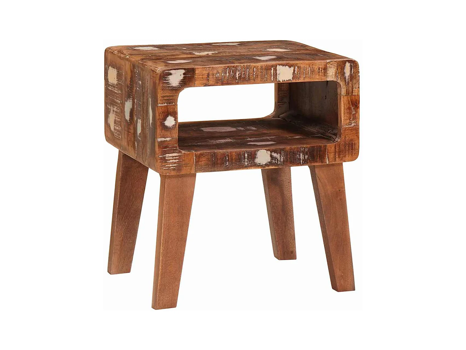 Tables d'appoint Multicolore bois de récupération massif