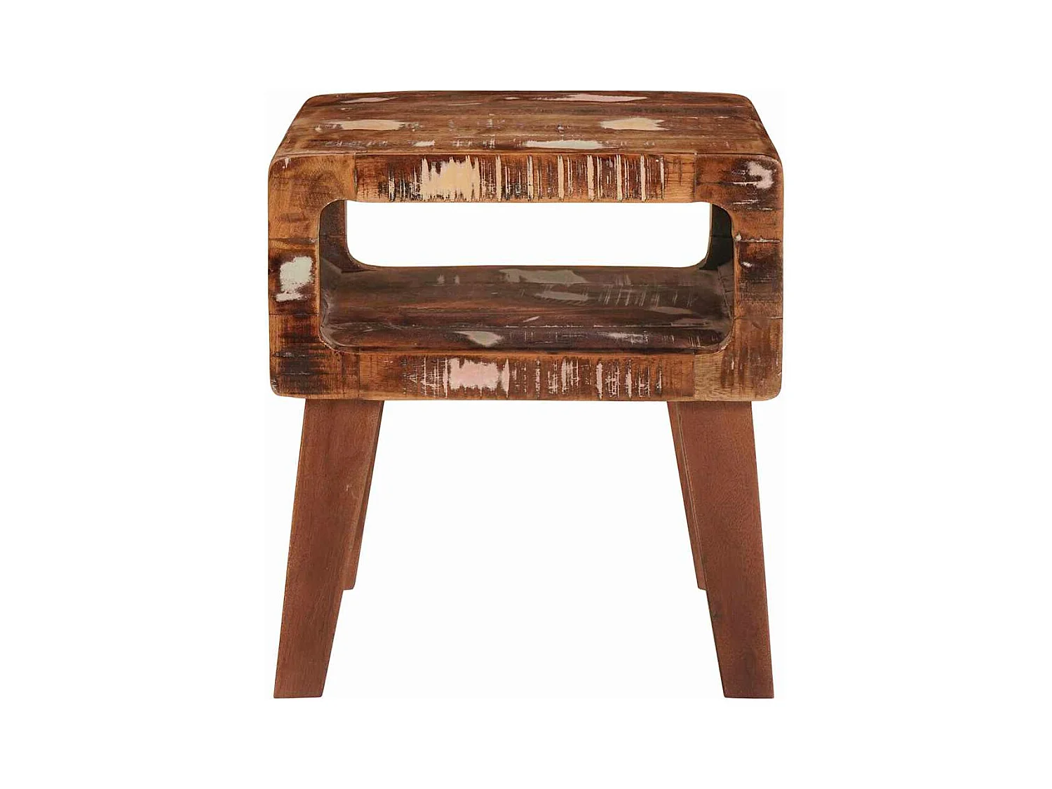 Tables d'appoint Multicolore bois de récupération massif