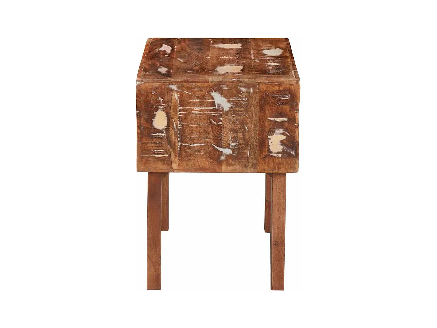 Tables d'appoint Multicolore bois de récupération massif