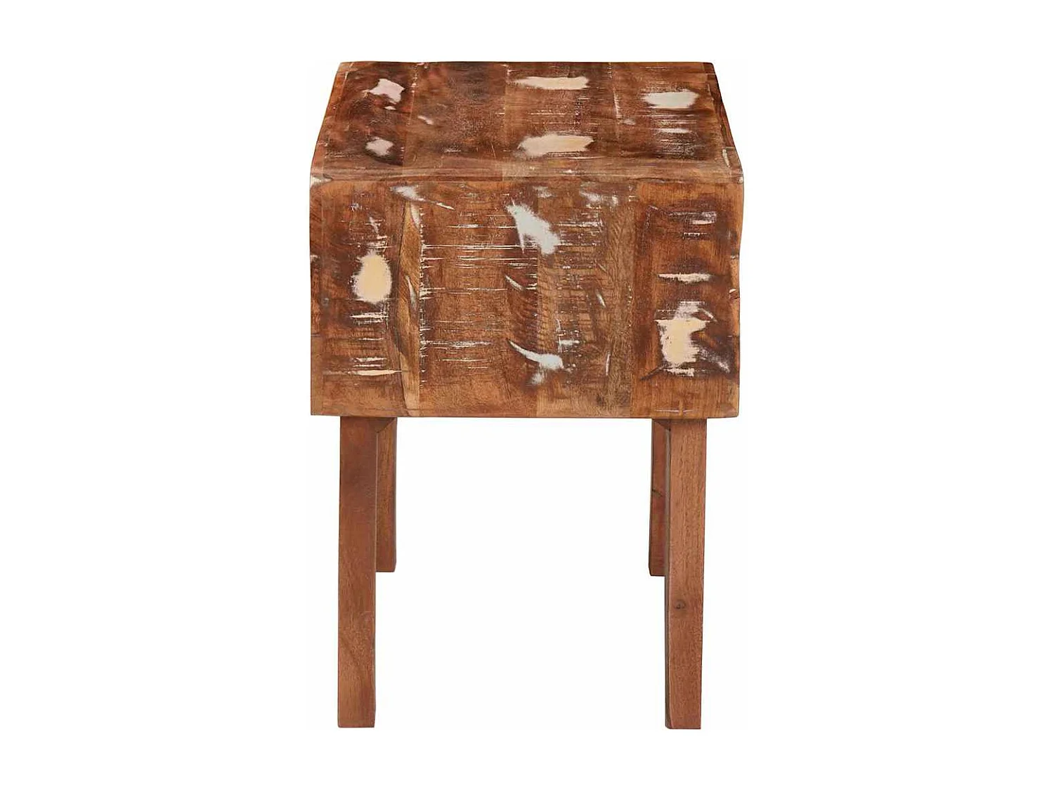 Tables d'appoint Multicolore bois de récupération massif