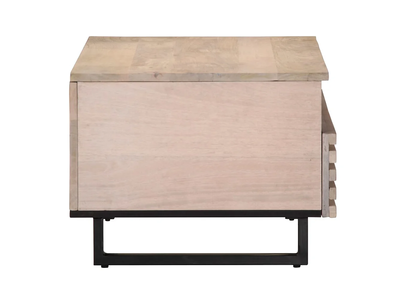 Couchtisch 80x55x40 cm massives Mangoholz