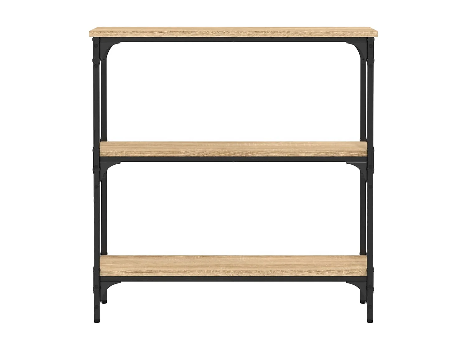 Consolle in rovere Sonoma 75x22,5x75 cm in legno ingegnerizzato