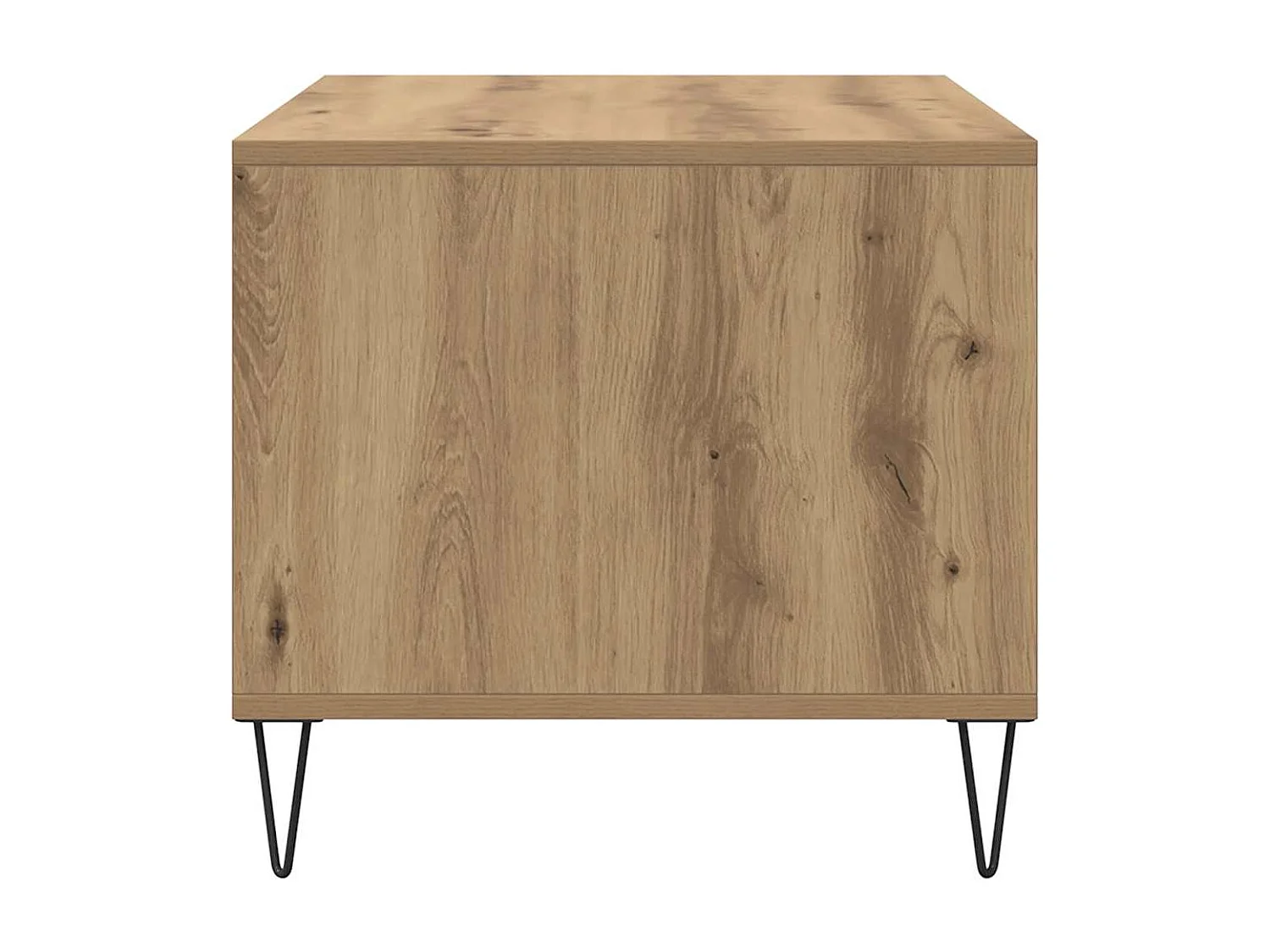 Handgefertigter Couchtisch aus Eiche 90x49x45 cm Holzwerkstoff
