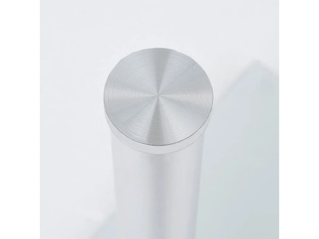 U-vormige bijzettafel Transparant 45x30x58 cm Gehard glas