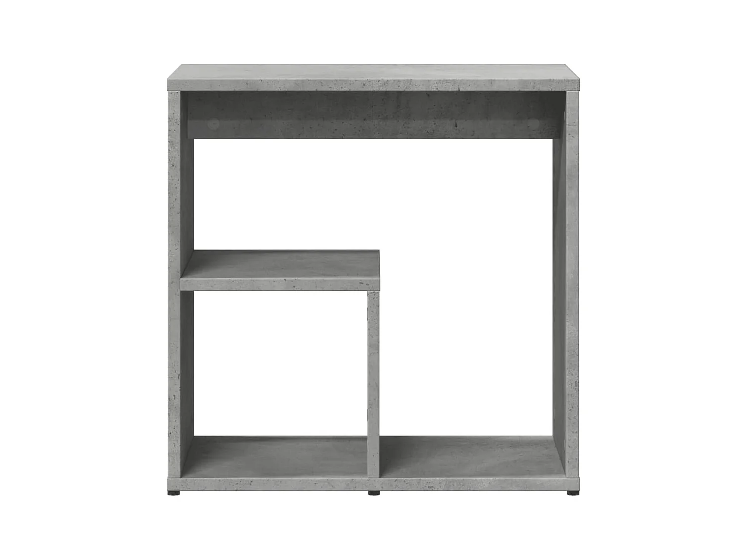 Mesas auxiliares 2 piezas gris hormigón 50x30x50 cm madera de ingeniería