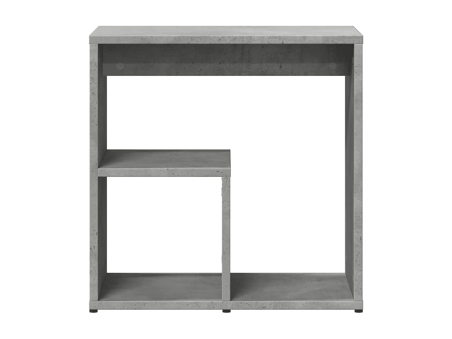 Tavolini laterali 2 pezzi grigio cemento 50x30x50 cm in legno ingegnerizzato