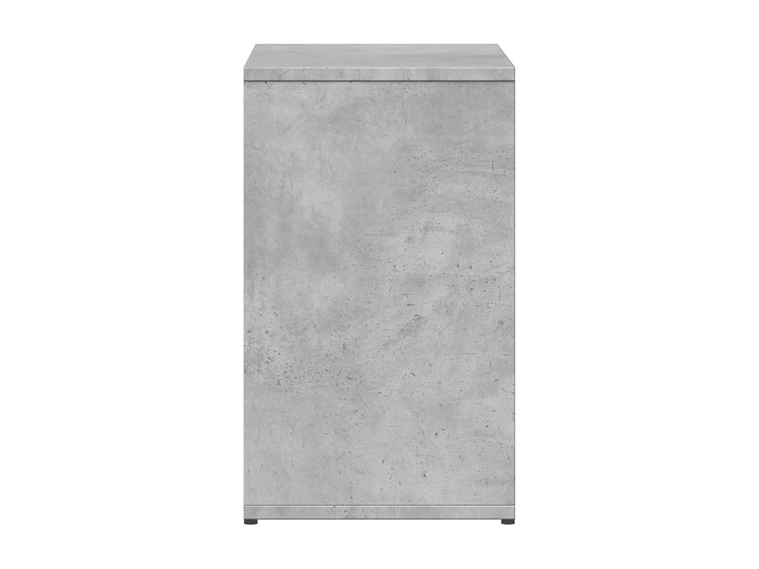 Tavolini laterali 2 pezzi grigio cemento 50x30x50 cm in legno ingegnerizzato