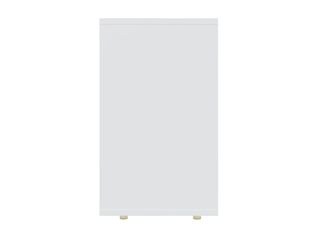 Mesas nido de 3 piezas, aglomerado blanco